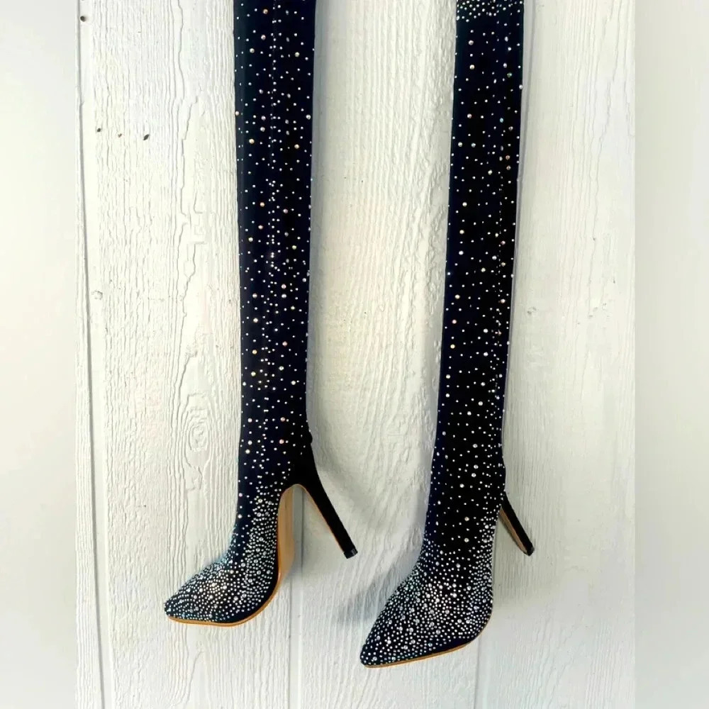 Bling shoe stockings - Picture 2 of 5
